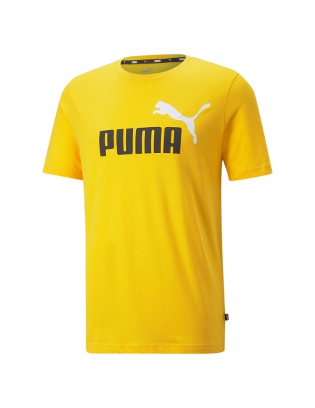 Camiseta Puma Hombre Ess+ Blanca